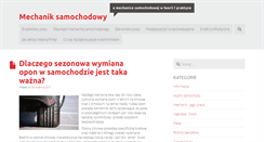 Desktop Screenshot of mechanik-samochodowy.com.pl